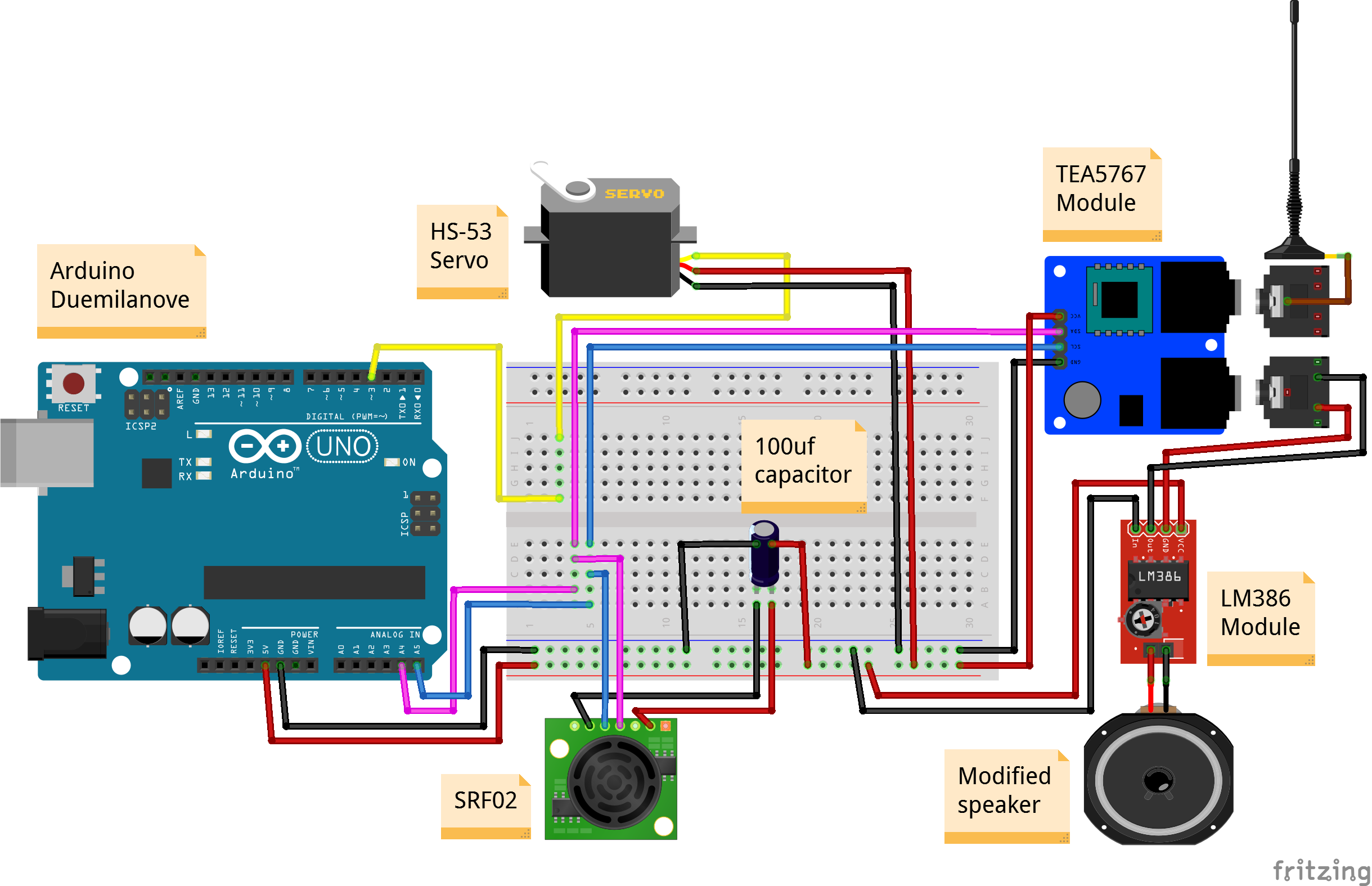 el inconformista schematics